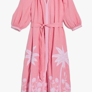 Vineyard Vines Pink Tropical Kids Dress